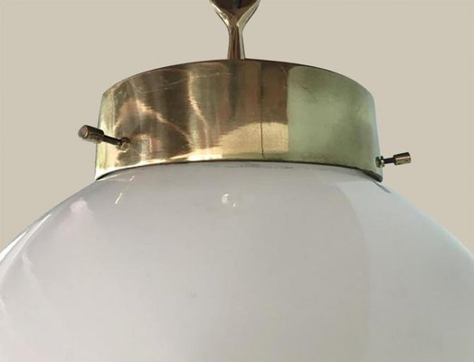 Delta Grande Pendant Light in Glass & Brass attributed to Sergio Mazza for Artemide, 1960s, Set of 2-VDW-2028620