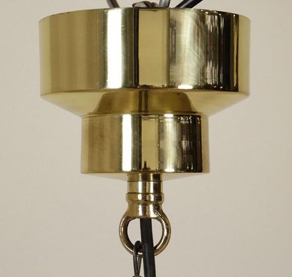 Delta Grande Pendant Light in Glass & Brass attributed to Sergio Mazza for Artemide, 1960s, Set of 2-VDW-2028620