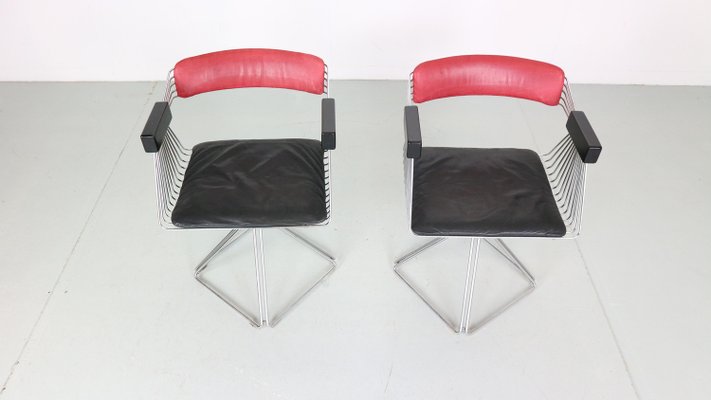 Delta Wire Armchairs attributed to Rudi Verelst, 1971, Set of 2-DT-2026256