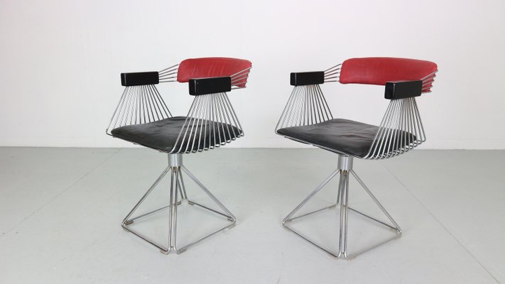 Delta Wire Armchairs attributed to Rudi Verelst, 1971, Set of 2-DT-2026256