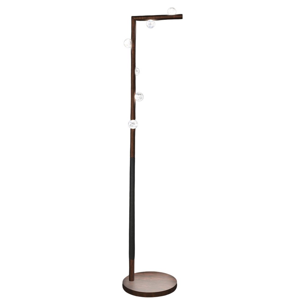 Demeter Ruggine of Florence Floor Lamp in Metal by Alabastro Italiano