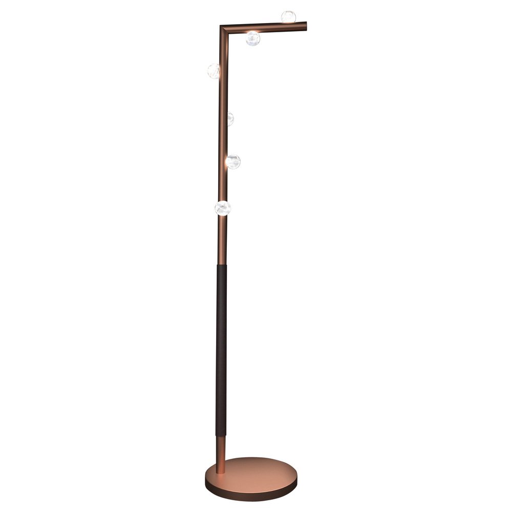 Demetra Floor Lamp in Copper by Alabastro Italiano