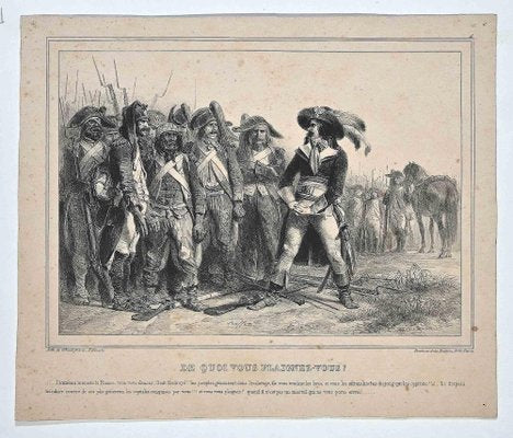 Denis Auguste Marie Raffet, Complaining, Original Lithograph, 1836-ZCI-1229838