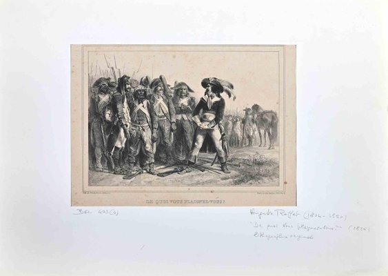 Denis Auguste Marie Raffet, Complaining, Original Lithograph, 1836-ZCI-1229838