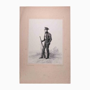 Denis Auguste Marie Raffet, Louis Rousseau, Original Lithograph, 1848-ZCI-1179714