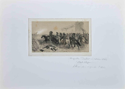 Denis Auguste Marie Raffet, State Major, Original Lithograph, 1837