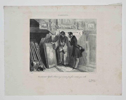 Denis Auguste Marie Raffet, The Artist, Original Lithograph, 1836-ZCI-1229806