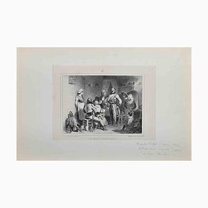 Denis Auguste Marie Raffet, The Singer, Original Lithograph, 1832-ZCI-1229843