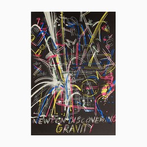 Dennis Oppenheim, Newton Discovering Gravity, Barcelona Olympics Print-FMZ-891125