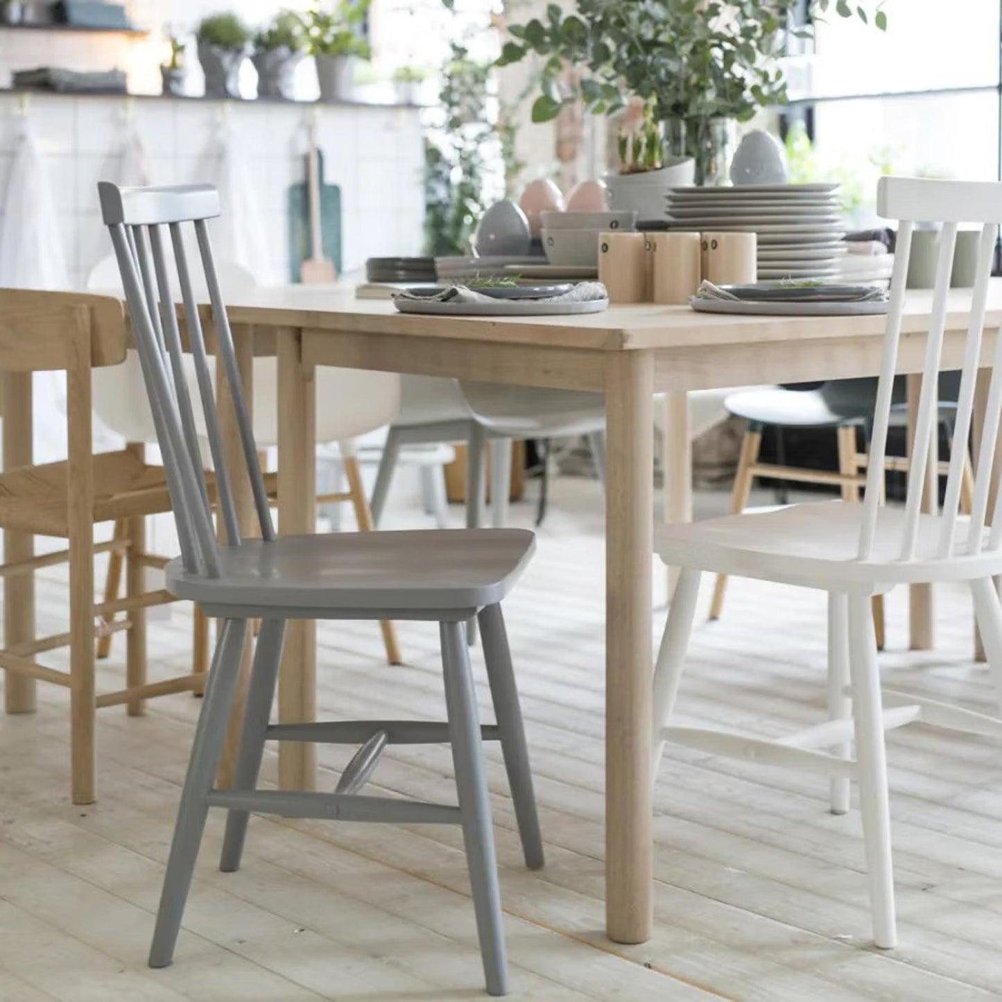 Department Wood H17 Windsor Dining Chair Black
