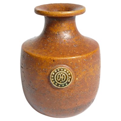 Desert Brown Sahara Vase by Sven Wejsfelt for Gustavsberg, Sweden, 1970s