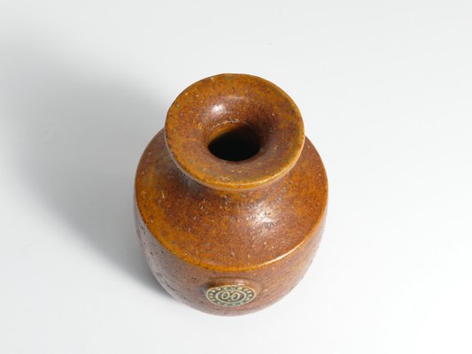 Desert Brown Sahara Vase by Sven Wejsfelt for Gustavsberg, Sweden, 1970s-RUK-1758076