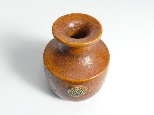 Desert Brown Sahara Vase by Sven Wejsfelt for Gustavsberg, Sweden, 1970s-RUK-1758076