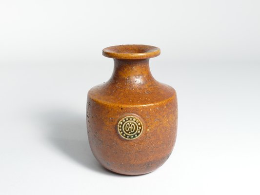 Desert Brown Sahara Vase by Sven Wejsfelt for Gustavsberg, Sweden, 1970s-RUK-1758076