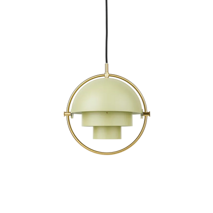 Multi-Lite Pendant Lamp by Gubi #Small/Desert Sage/Brass