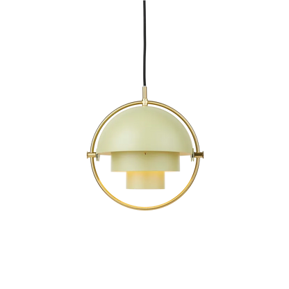 Multi-Lite Pendant Lamp by Gubi #Small/Desert Sage/Brass