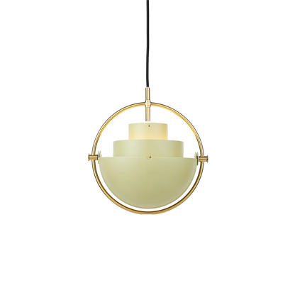 Multi-Lite Pendant Lamp by Gubi #Small/Desert Sage/Brass