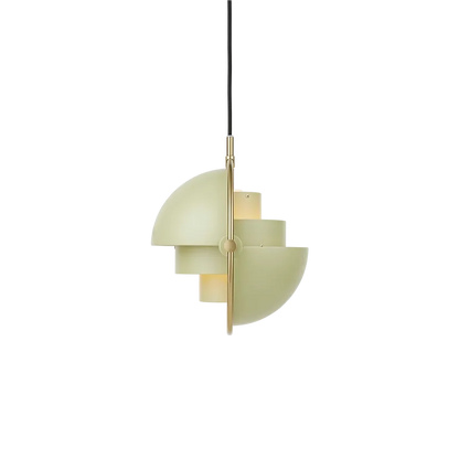Multi-Lite Pendant Lamp by Gubi #Small/Desert Sage/Brass