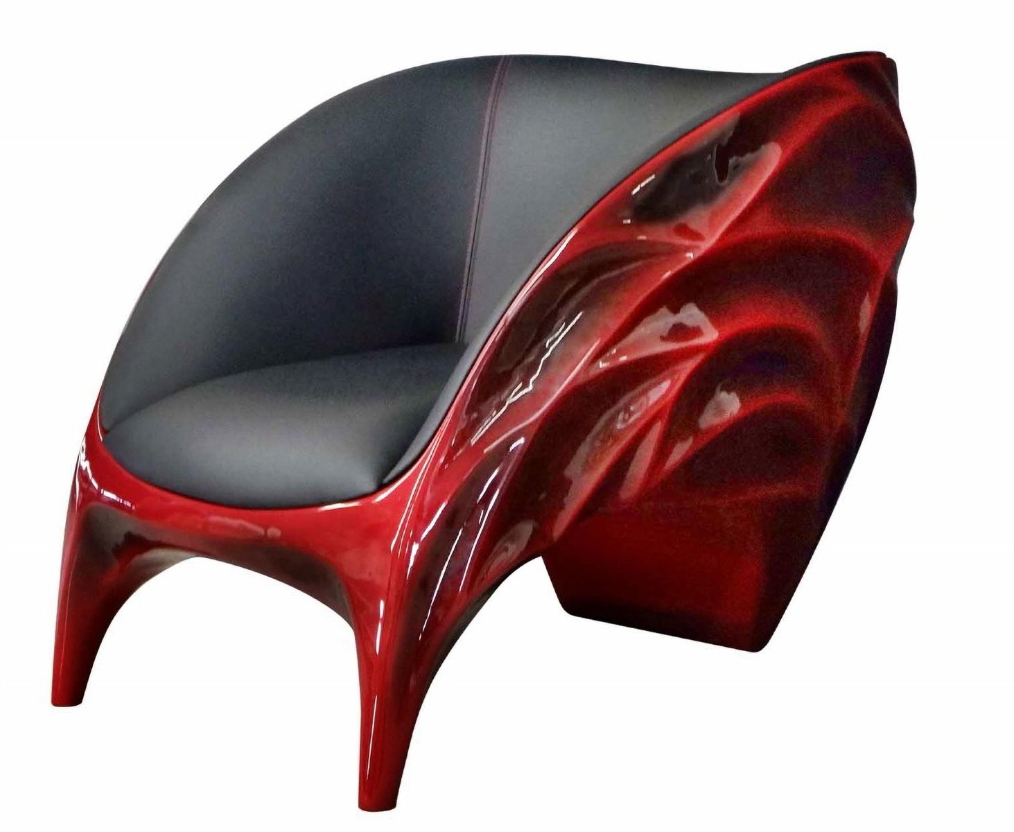 Design Armchair in AMS Leather by Europa Antiques