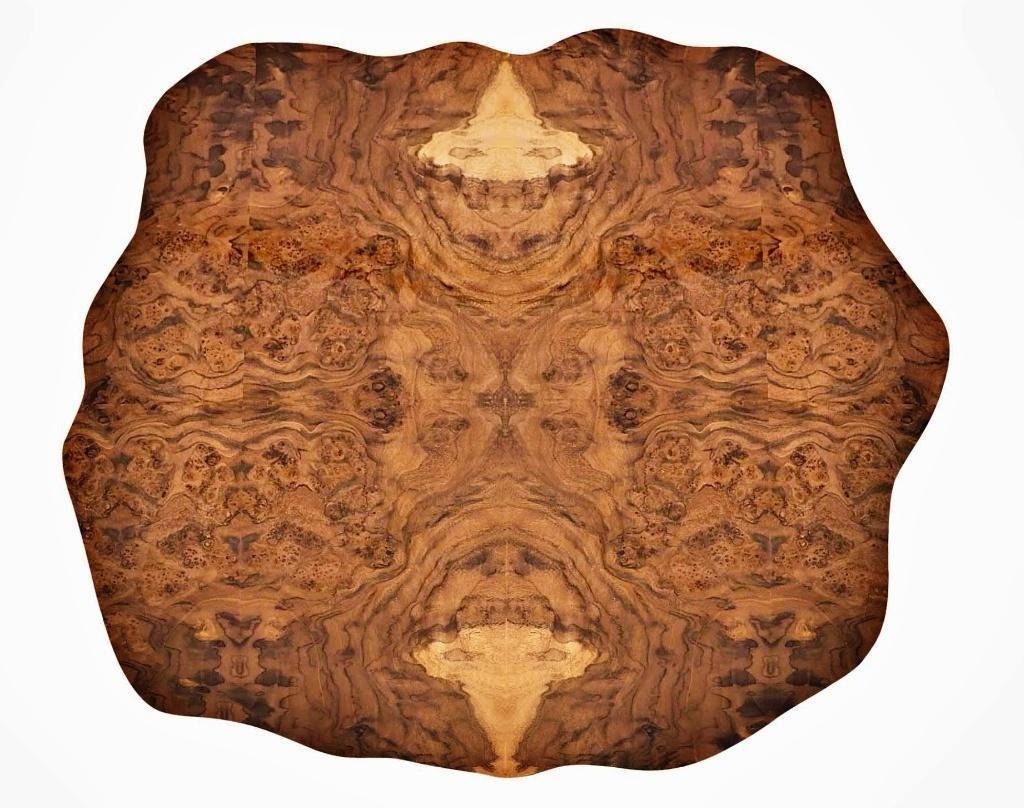 Design Coffee Table in Walnut Root by Europa Antiques