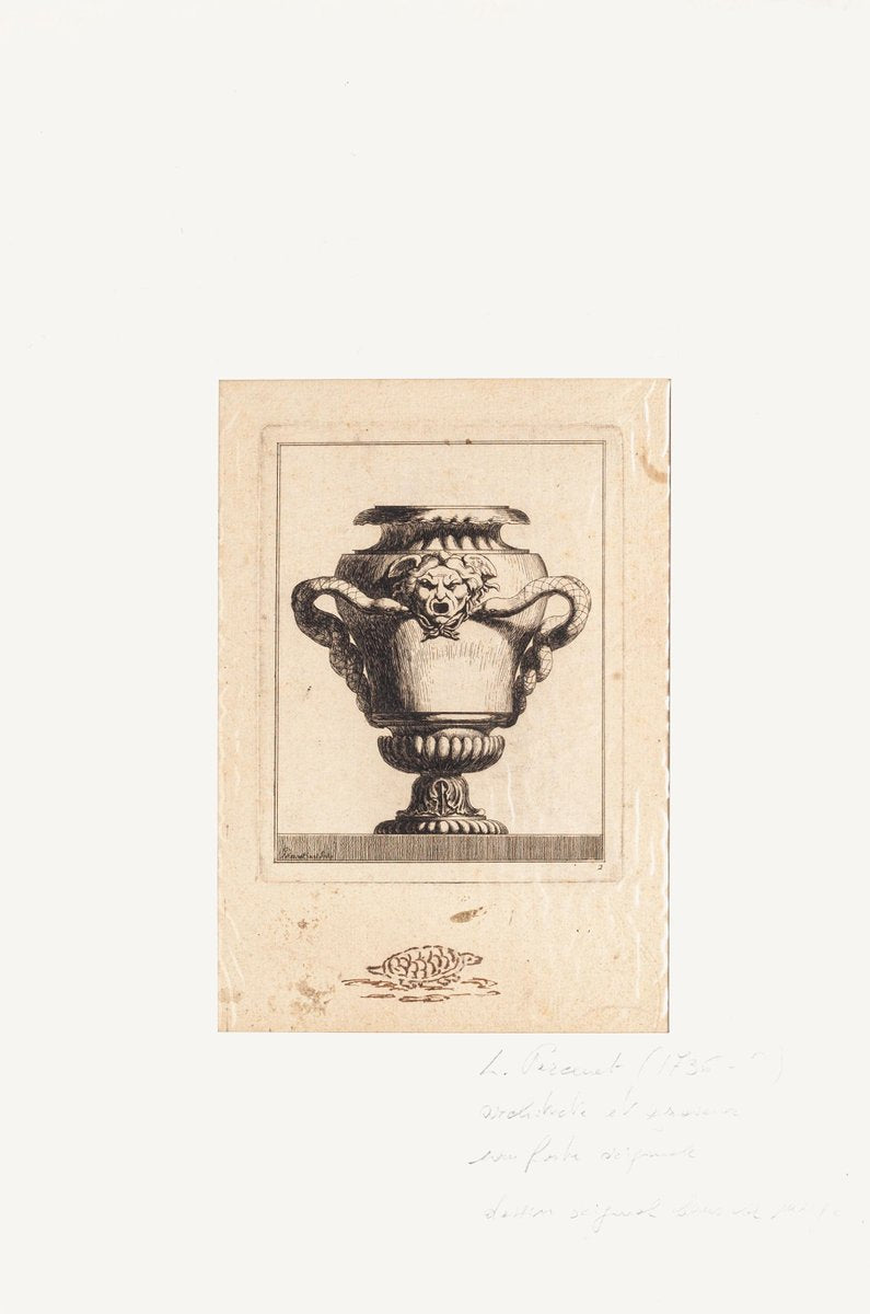 Design for Vase - Original Etching - Late 18th Century Late 18th Century