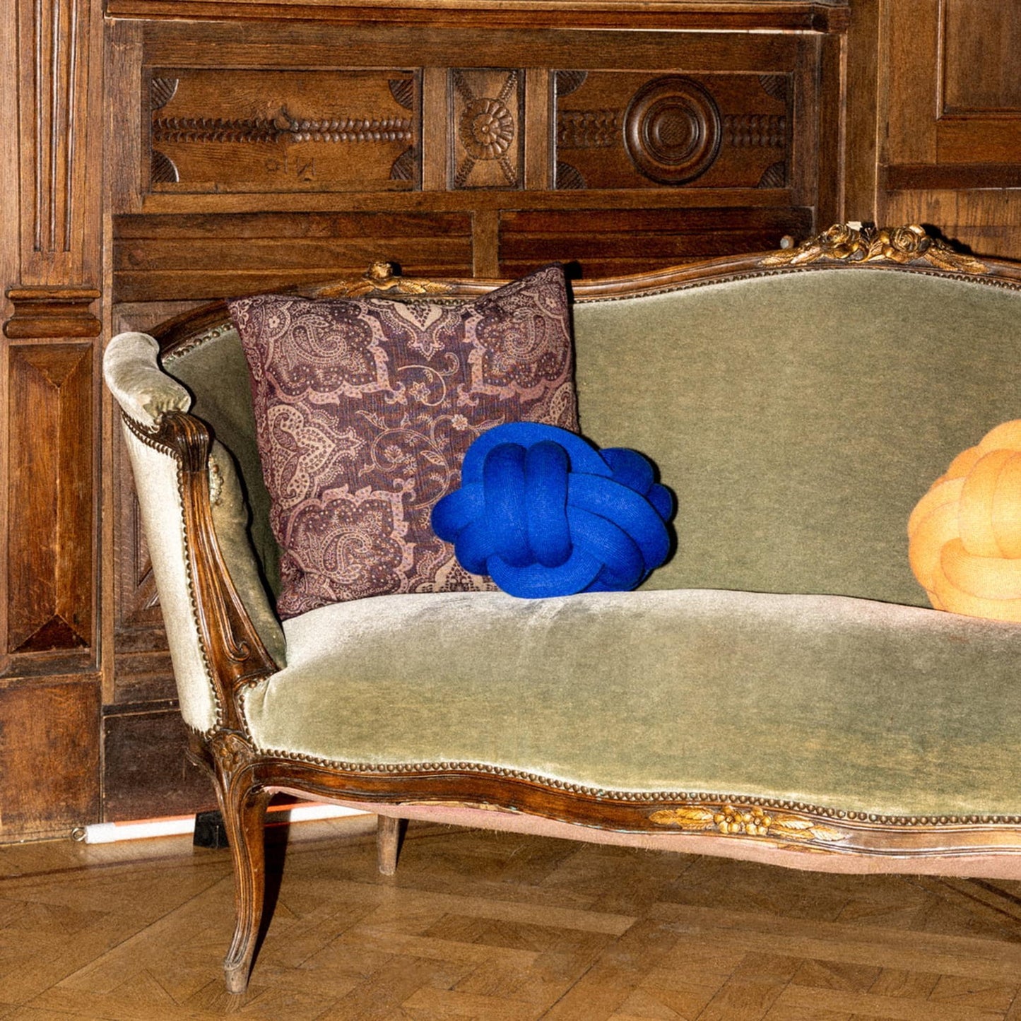 Design House Stockholm Knot Cushion Cream