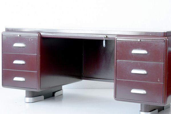 Desk & Bookcase from Ahrend De Cirkel, 1933, Set of 2-LOB-570102