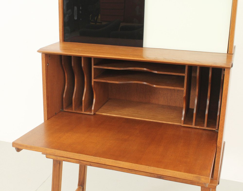 Desk by Didier Rozaffy for Meubles Oscar, France, 1950s