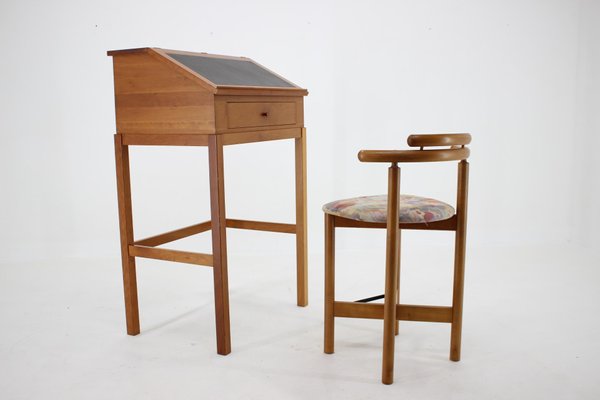 Desk & Chair by Rud Thygesen and Johnny Sørensen, Denmark, 1980s, Set of 2-TZ-1166604