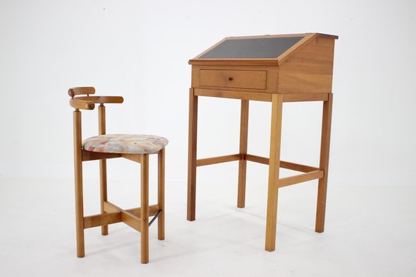 Desk & Chair by Rud Thygesen and Johnny Sørensen, Denmark, 1980s, Set of 2-TZ-1166604