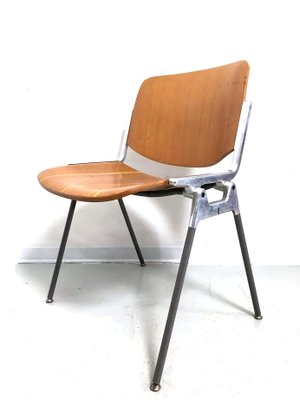 Desk Chairs by Giancarlo Piretti for Castelli / Anonima Castelli, 1965, Set of 2-FQG-1742920