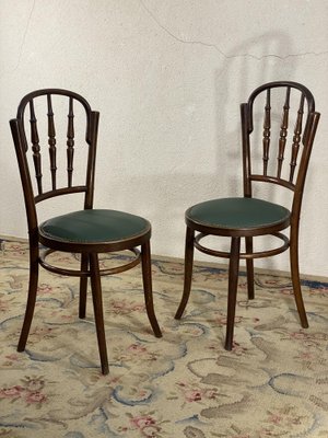 Desk Chairs in the style of Thonet, Set of 2-JXY-1799105