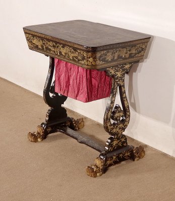 Desk in Blackened wood, Napoleon III Period, Mid 19th Century-RVK-1437468