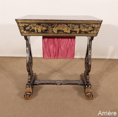 Desk in Blackened wood, Napoleon III Period, Mid 19th Century-RVK-1437468