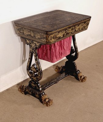 Desk in Blackened wood, Napoleon III Period, Mid 19th Century-RVK-1437468