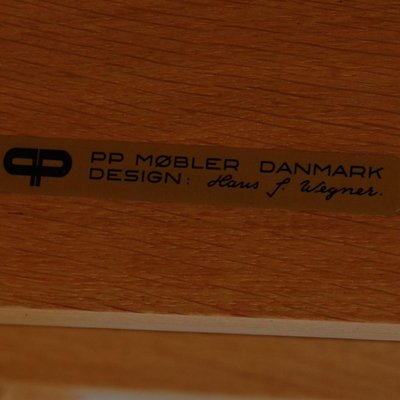 Desk in Oak by Hans Wegner, 1980s-MTD-2017036