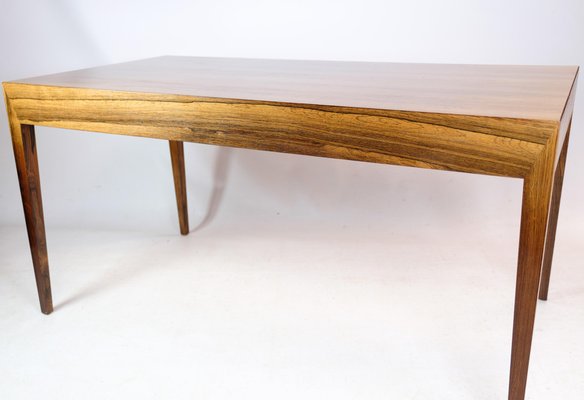 Desk in Rosewood attributed to Severin Hansen for Haslev Møbelfabrik, 1960-UY-1422342