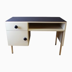 Desk in White & Blue Melamine, 1970s-BCR-1389616