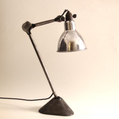 Desk Lamp by Bernard-Albin Gras for Ravel-Clamart, 1930s-SY-1755091