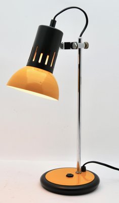 Desk Lamp in Yellow Metal and Chrome from Aluminor, France, 1970s-MJY-1148917