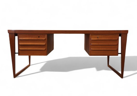 Desk Model 70 in Teak by Kai Kristiansen for Feldballe Møbelfabrik, 1960s-BPJ-2033790