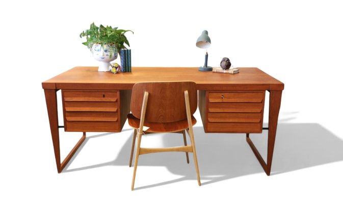 Desk Model 70 in Teak by Kai Kristiansen for Feldballe Møbelfabrik, 1960s-BPJ-2033790