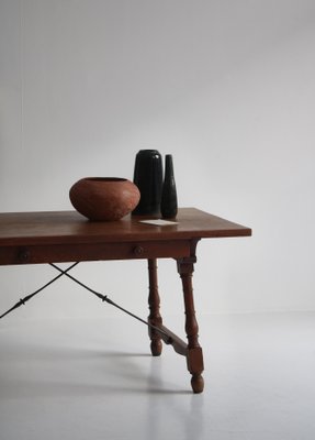 Desk or Table in Solid Teak & Oak by Jens Harald Quistgaard, 1953-WRF-1284556