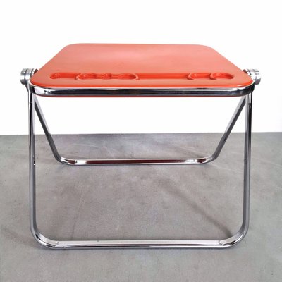 Desk Red Writing Mod. Plato G. Piretti for Anonima Castelli by Giancarlo Piretti, Unkns-PRS-1719943