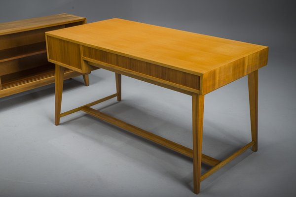 Desk & Sideboard Set by Georg Satink for Wk Möbel, 1950s, Set of 4-ZZH-1811065