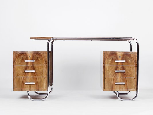 Desk with Armchair from Hynek Gottwald, 1930, Set of 2-TW-1445046