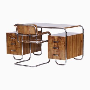 Desk with Armchair from Hynek Gottwald, 1930, Set of 2-TW-1445046