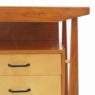 Desk with Chest of Drawers, 1950s-EZ-2040447