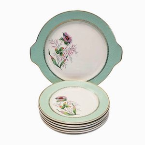 Dessert Set from Manufacture d'Orchies , 1950s, Set of 7-EHL-621213