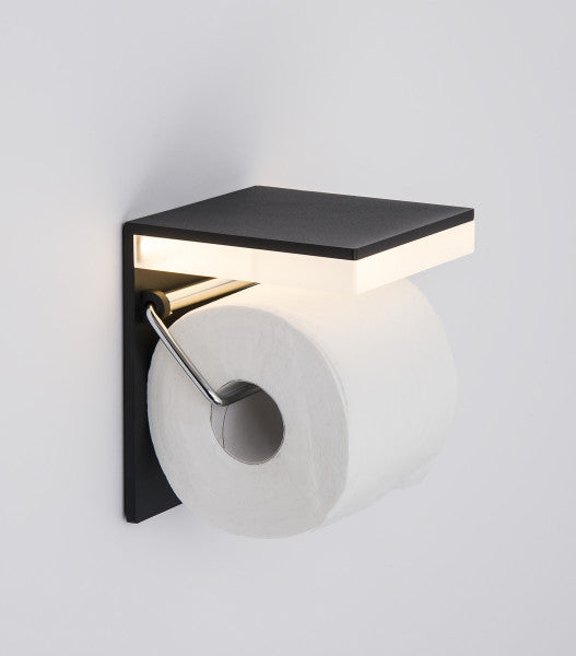 L-HOP 1 - PMMA wall lamp / toilet roll holder